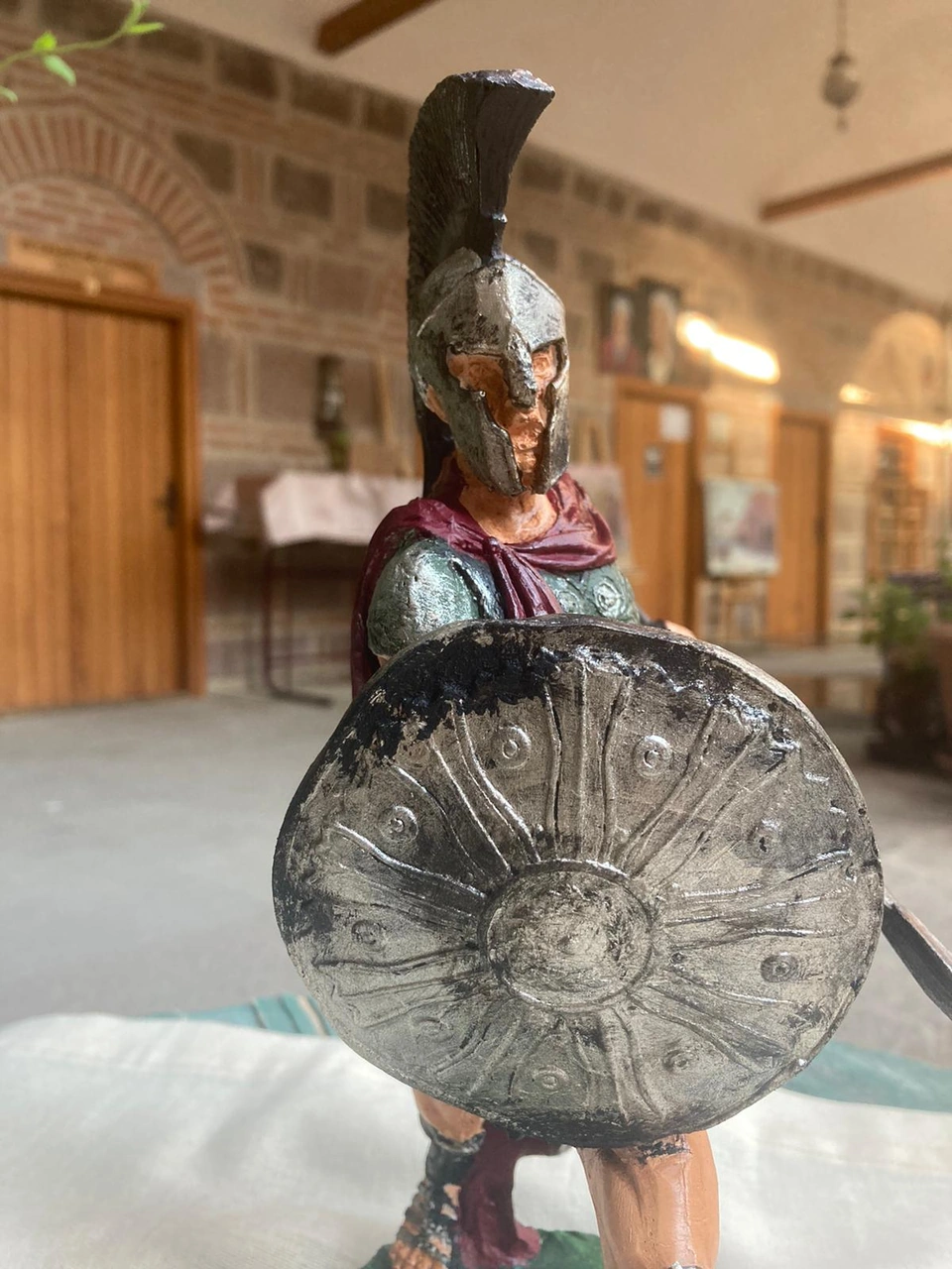 Achilles Savaşçı Biblo - Efsanevi Kahraman Heykeli