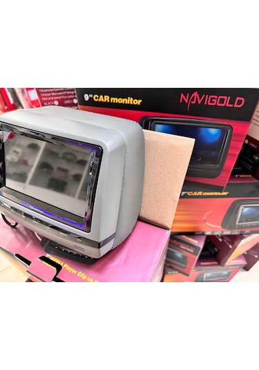 Navigold 7 İndc Usb/sd/ Koltuk Başlığı Monitör 2 Adet Gri Renk