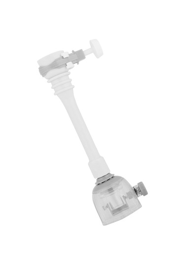 Yaozixa Abs Materyal Su Kaybını Azaltıcı, 360 Döner Esnek Boru, 2 Tip Sprey, Gri 18cm Musluk Uzatıcı