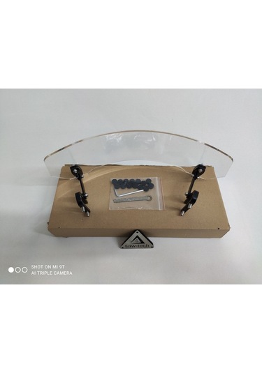 Üniversal Deflektör Rüzgar Saptırıcı Genişlik:380mm X Yükseklik:155mm