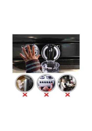 Ocak Düğmesi Koruyucu Kapak 2 Adet Çok Renkli