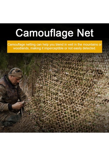 Ximistore9 1.5x2m Poliester Orman Kampı Kamuflaj Ağı - Yeşil Cp, Ultra Violet Ve Nem Koruma, Av, Manzarafotoğrafçılığı İçin Dayanıklı Taşınabilir Çok Renkli
