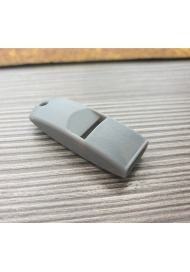 129db Özel Üretim Düdük Spor Düdüğü Gri