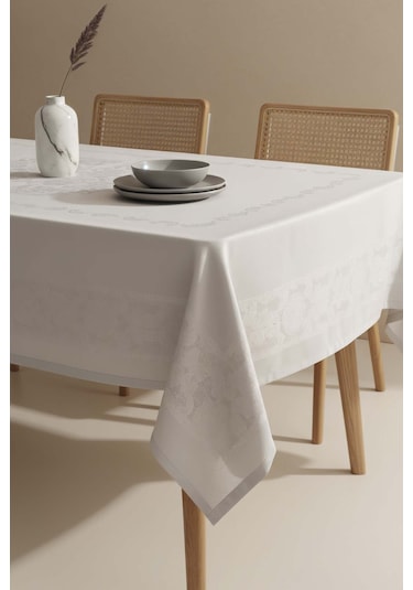 Jumbo Jakar Gri Sıvı İtici Leke Tutmaz Masa Örtüsü 160x220 Cm Gri