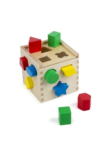 Melissa & Doug Ahşap Küp Şekil Bulmaca