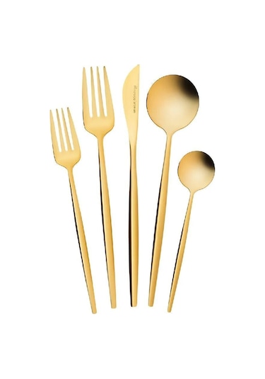 Karaca  Orion Gold 6 Kişilik 30 Parça Çatal Kaşık Bıçak Takımı