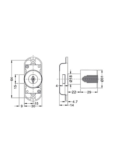 Canex Topuzlu İspanyolet Kilit