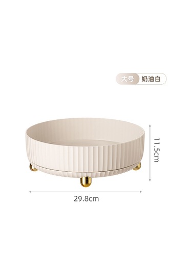 Gajeena Döner Baharatlık Ve Saklama Tepsisi - Şık Krem Beyaz Büyük Boy Mutfak Organizasyon Aparatı Diğer