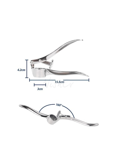 Nishev Sarımsak Ezici / Paslanmaz Çelik Sarımsak Ezeceği - Sarımsak Sıkacağı