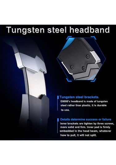 Tenfowee Kotıon Each G9000 Oyun Kulaklığı - Gürültü Önleme, Led Aydınlatma, Mikrofon Ve Ses Kontrolü İle Ps4, Pc, Telefon İçin