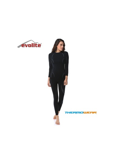 Evolite Thermowear Bayan Termal Üst İçlik (530025140) Siyah