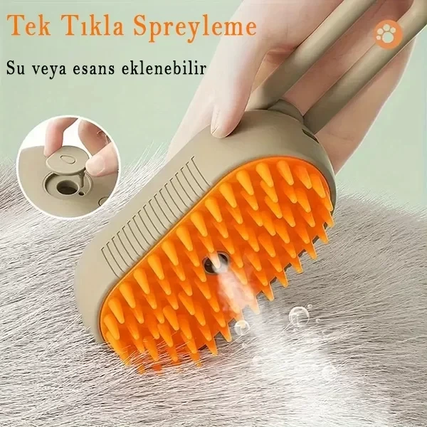 Saplı Buharlı Kedi Tarağı 4741
