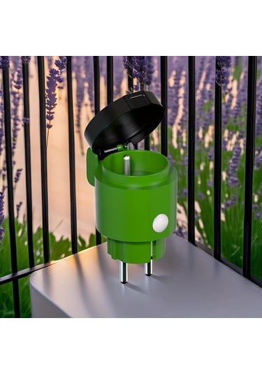 Xuweiwei Fransız Akıllı Dış Mekan Priz Wifi 1 Paket Wıfı Zıgbee 30 Ses Kontrollü Zamanlayıcı Ölçüm Fonksiyonlu Alexa Google Home Uyumlu 16a Tip E