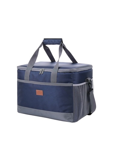 33l Termal Çanta - Yaz Kış Sıcak Soğuk Koruma, Sızdırmaz Taşıma Çantası Mavi Mavi