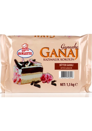 Katsan Ovalette Bitter Ganaj Çikolata 1500 KG