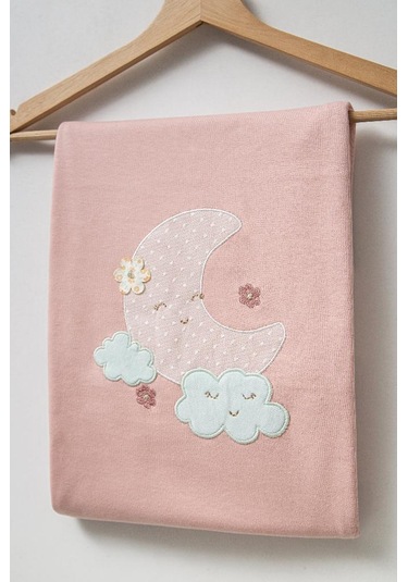 Bebitof %100 Pamuk Sevimli Ay Ve Bulut Desenli 10 Parça Kutulu Yenidoğan Bebitof Hastane Çıkışı Zıbın Seti Bbtf.pmb.10123 Pembe