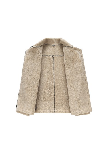 Sımıcg Sonbahar Ve Kış Ceketleri Erkek Deri Ceket Kahverengi