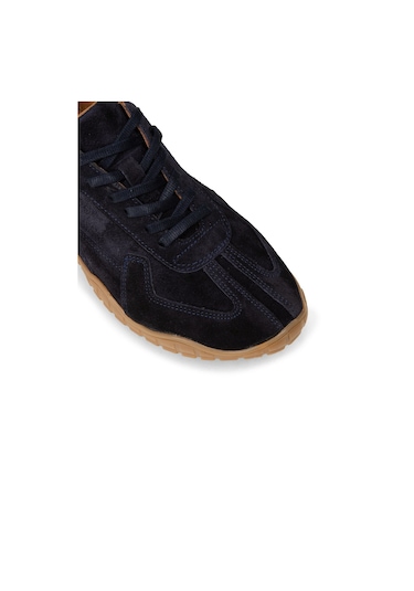 Deery Kadın Hakiki Süet Lacivert Spor Ayakkabı - M5102zlcvc01
