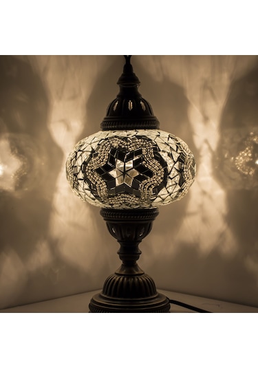 Dekoratif MOZAİK OTANTİK LAMBA OSMANLI LAMBASI