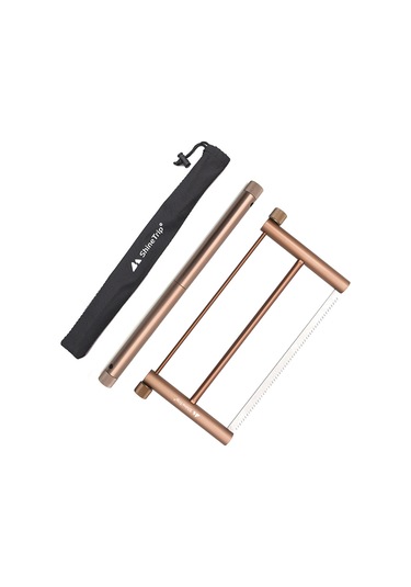 Yifomall Alüminyum Çelik Çerçeve Folding El Testere - Taşınabilir, Dayanıklı, Açık Hava Aktivitesi Ve Ev Acil Durumları İçin - Şampanya Rengi