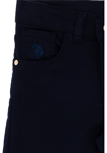 U.s. Polo Assn. Kız Çocuk Lacivert Pantolon Kanvas-chino 50309130-vr033 Lacivert