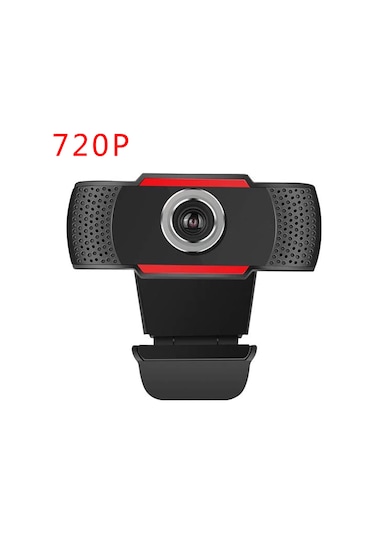 Fosenze 720p Usb Plug & Play Webcam, Gürültü Azaltıcı Mikrofonlu, Manuel Odak, Video Konferans, Canlı Yayın, Ders İçin