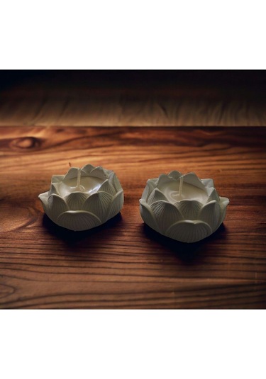 Bernami Mum Pinterest Lotus Mumluk Ve Mumlu Yollanır Şamdanlık Mumluk - 2 Adet Diğer