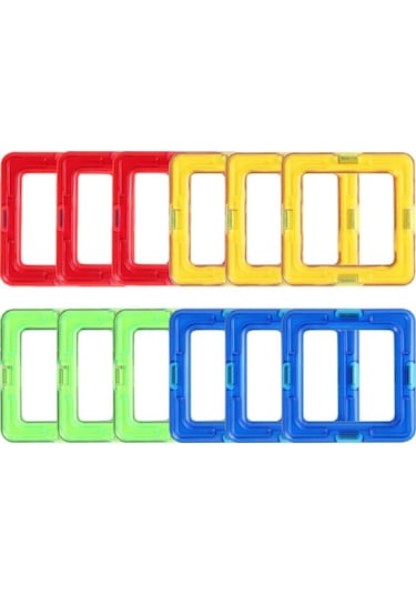 Magformers Mıknatıslı Square Set - 12 Parça