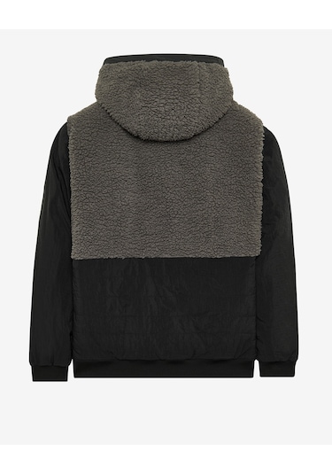 Skechers M Outdoor Fleece Reversible Full Zip Sherpa Erkek Antrasit Mont S242252-003 Antrasit