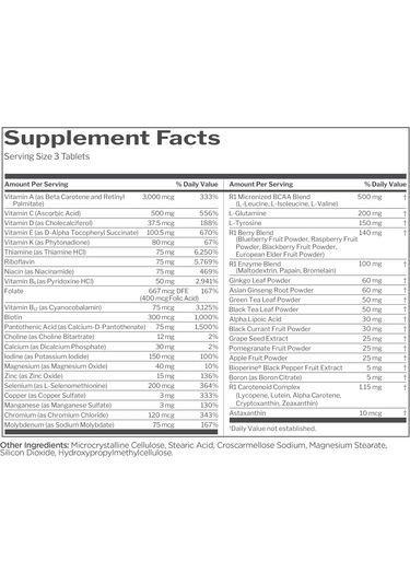 Rule 1 Men's Multivitamin Men's Daily 90 Tablet