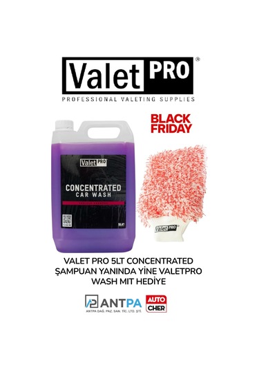 Valet Pro Concentrated Car Wash 5lt Ve Valet Pro Eldiven