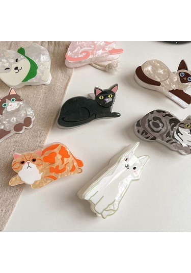 Karikatür Kedi/köpek Şeklinde Çene Klipsi Gençler 0004 Diğer