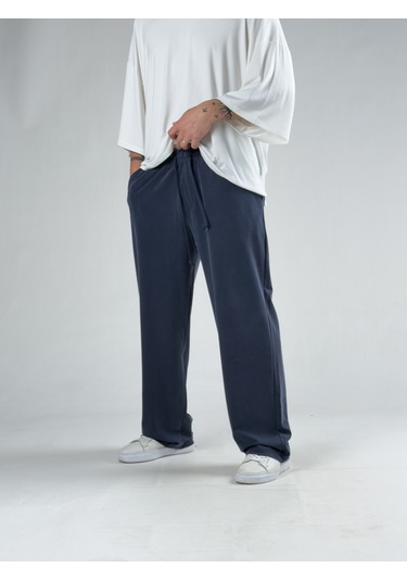 Cocopelli Rahat Kesim İndigo Erkek Baggy Pantolon Coc3142