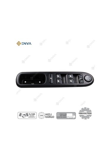 Peugeot 407 Sol Ön Dörtlü Cam Açma Düğmesi Anahtarı 2004-2011