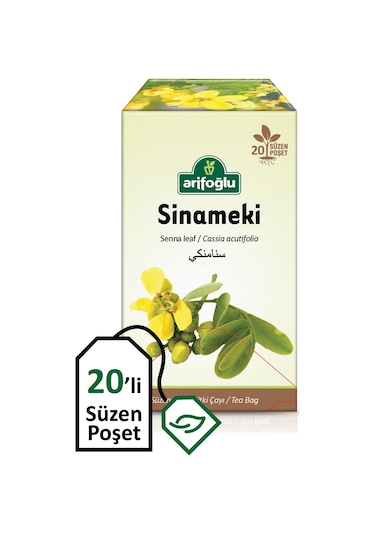 Arifoğlu Sinameki Bitki Süzen Poşet Çay 20'li