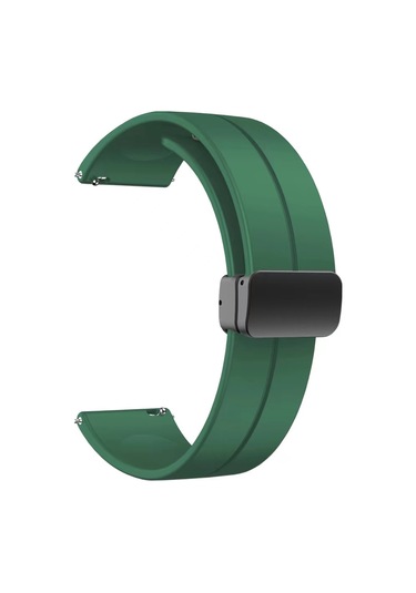 Ekılıf - Xiaomi Redmi Watch 5 Active 22mm Uyumlu - Kordon Silikon Kordon - Krd-84 - Yeşil - T37504