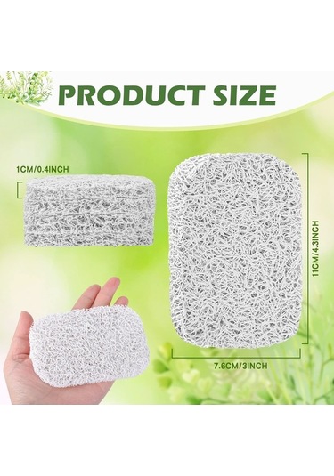 Dancemonkey 6 Adet Pvc Sabunluk - Beyaz, Banyo, Mutfak Ve Seyahat İçin Kurutucu Ped Beyaz