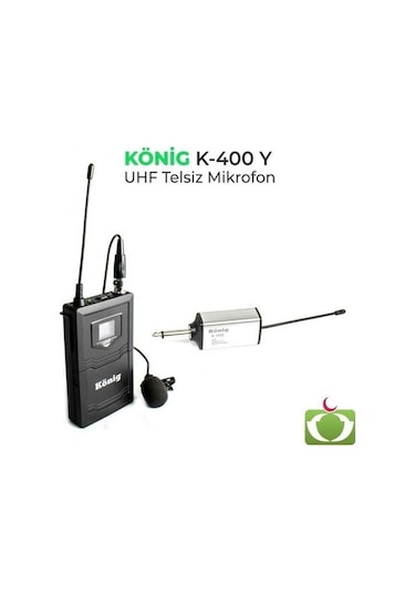 KÖNİG K-400 UHF 1 YAKA TELSİZ MİKROFON