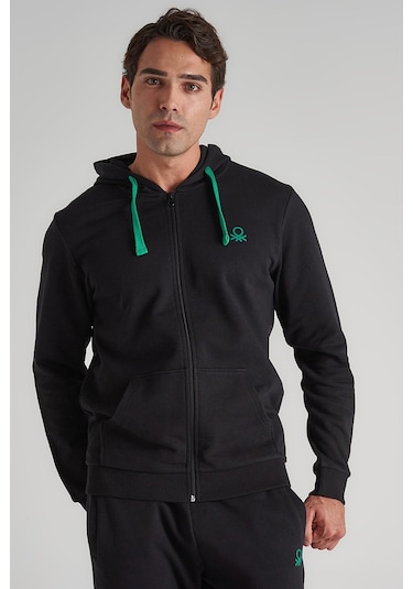 Benetton United Colors Of Bnt-m20310 Erkek Sweatshirt 71056 BNT-M20310-R1534 Siyah