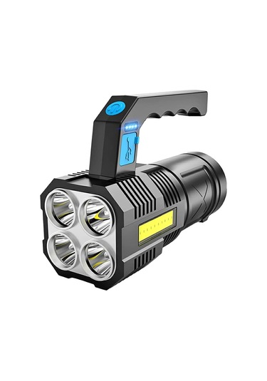 5w Usb Şarjlı El Feneri Çok renkli