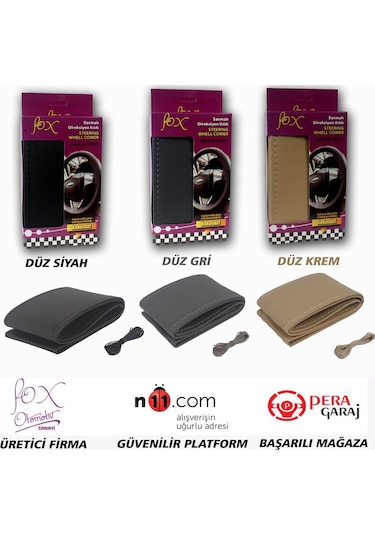 Fox Marka Sarmalı Direksiyon Kılıfı 14 Farklı Model