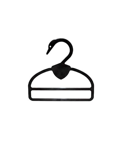 10 Lu Kuğu Model Şal Eşarp Atkı Askısı Kaliteli Plastik, Siyah