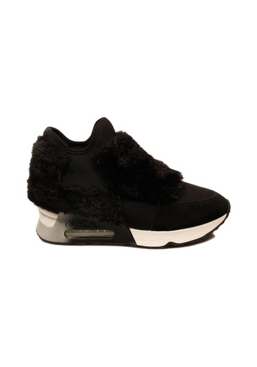 Ash Bayan Sneaker Laser Fur Siyah