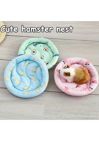 Willowhaven Yeşil Yumuşak Hamster Yatağı - Pastel Mavi Veya Pembe, Kolay Temizlenir
