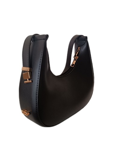 Benny Bayan Kol Omuz Çantası Baget Çanta Siyah