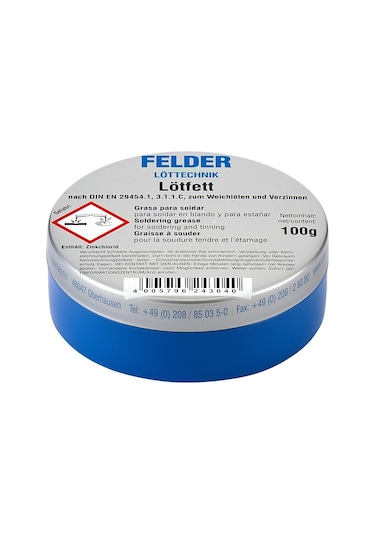 Lötfett Felder Lehim Pastası 100 GRam