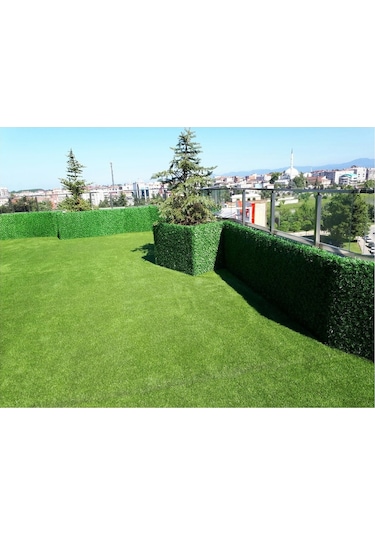 Çim Çit , Çimçit , 100 CM , Dekoratif Çit , Bahçe Çiti, Çimli Çit