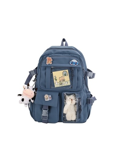 Kalodis Oxford Kumaş Öğrenci Sırt Çantası 77mxjs Açık Mavi