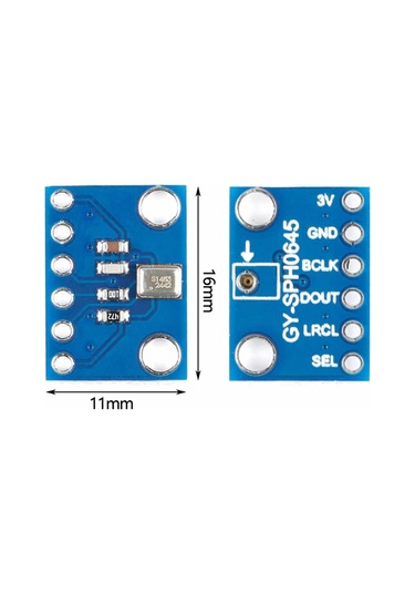 SPH0645 I2S MEMS Mikrofon Modülü Ses Algılayıcı 20Hz / 10kHz Dijital IIS Çok yönlü