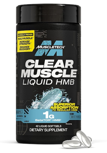 Muscletech Hmb Amino 1000mg Recovery Clear Muscle 42 Liquid Softgels